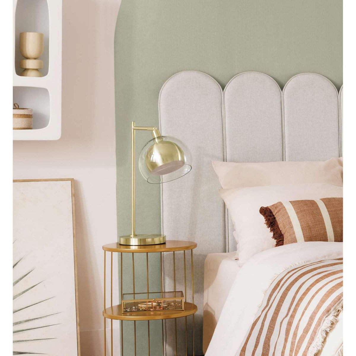 ATMOSPHERA Lampe à poser Bellezza - H. 48 cm - Doré