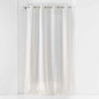 Voir la diapositive 1 : Paris Prix Rideau Voilage à Œillets  Cyrielle  140x240cm Blanc