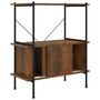 Voir la diapositive 3 : VIDAXL Etagere a 3 niveaux armoire 80x40x92 cm Acier bois d'ingenierie