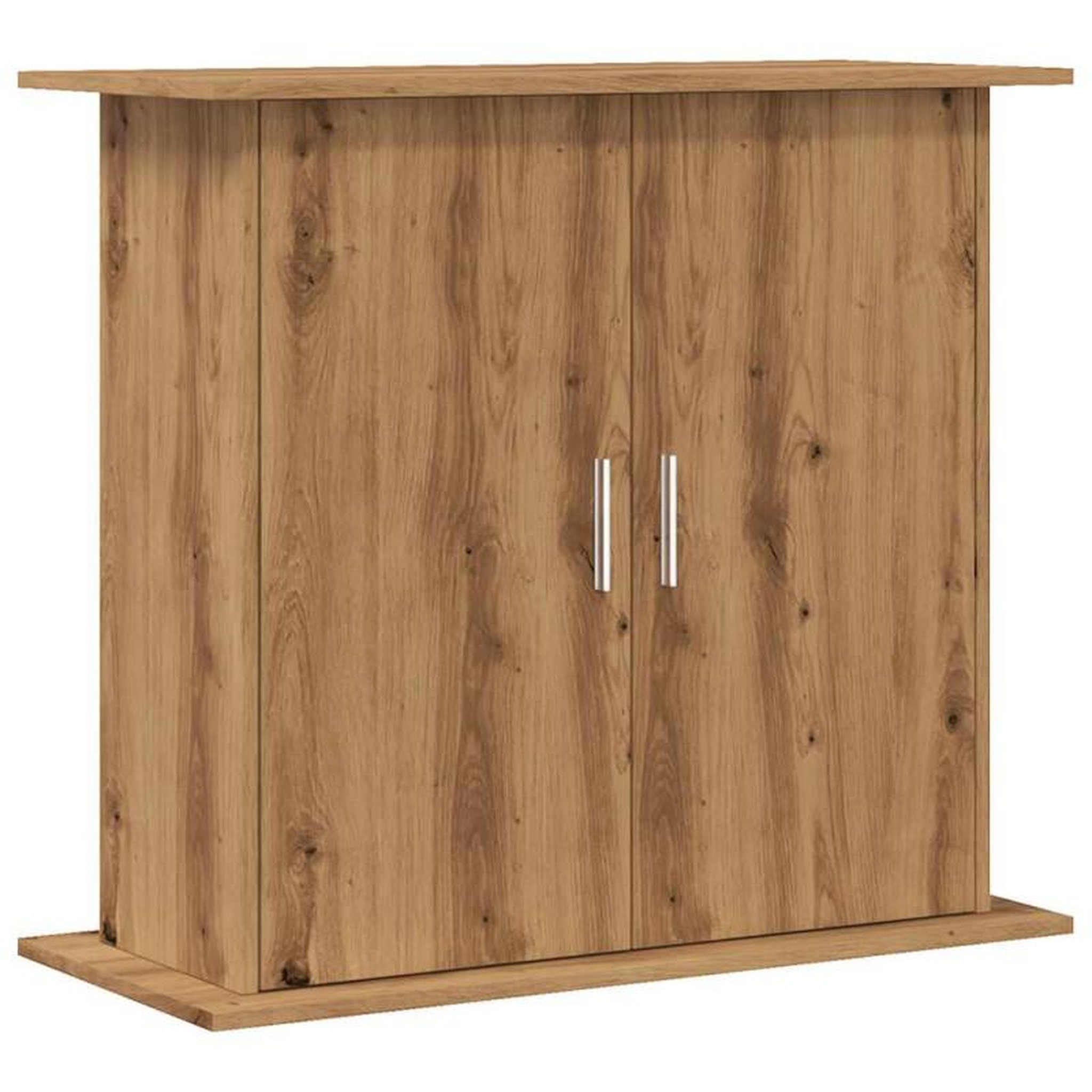 Voir la diapositive 2 : VIDAXL Support d aquarium chêne artisanal 81x36x73 cm bois ingénierie