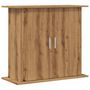 Voir la diapositive 2 : VIDAXL Support d aquarium chêne artisanal 81x36x73 cm bois ingénierie