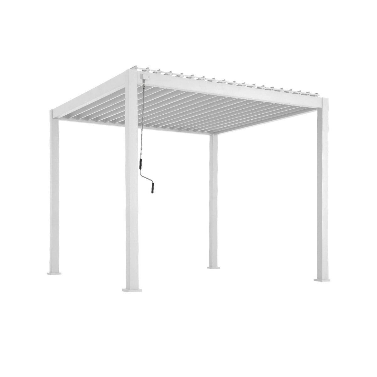 SWEEEK Pergola bioclimatique aluminium lames orientables 3x3m V2 Triomphe