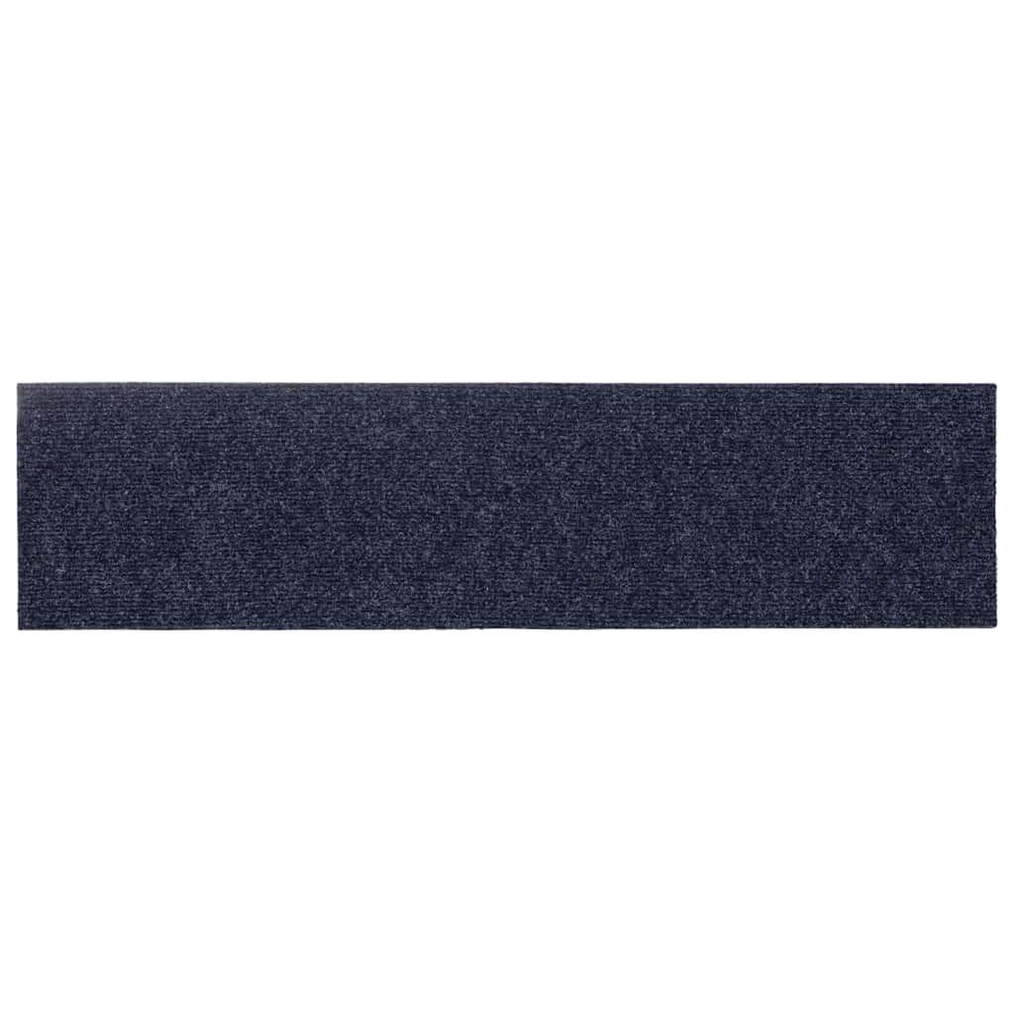 Voir la diapositive 5 : VIDAXL Tapis d'escalier auto-adhesifs 30 pcs gris bleu 76x20 cm