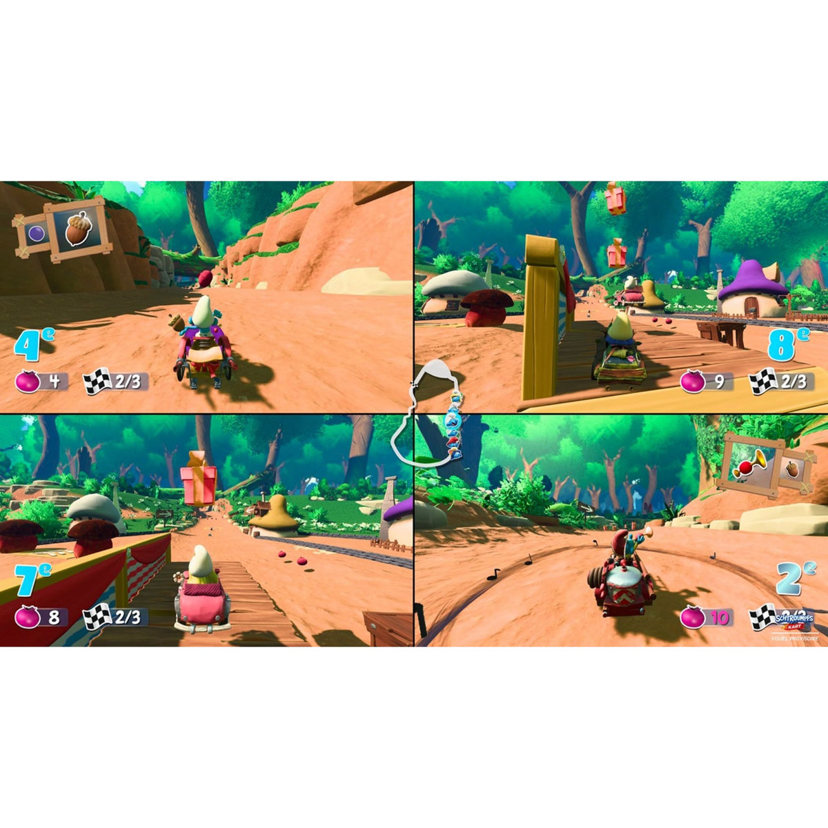 Schtroumpfs Kart Nintendo Switch