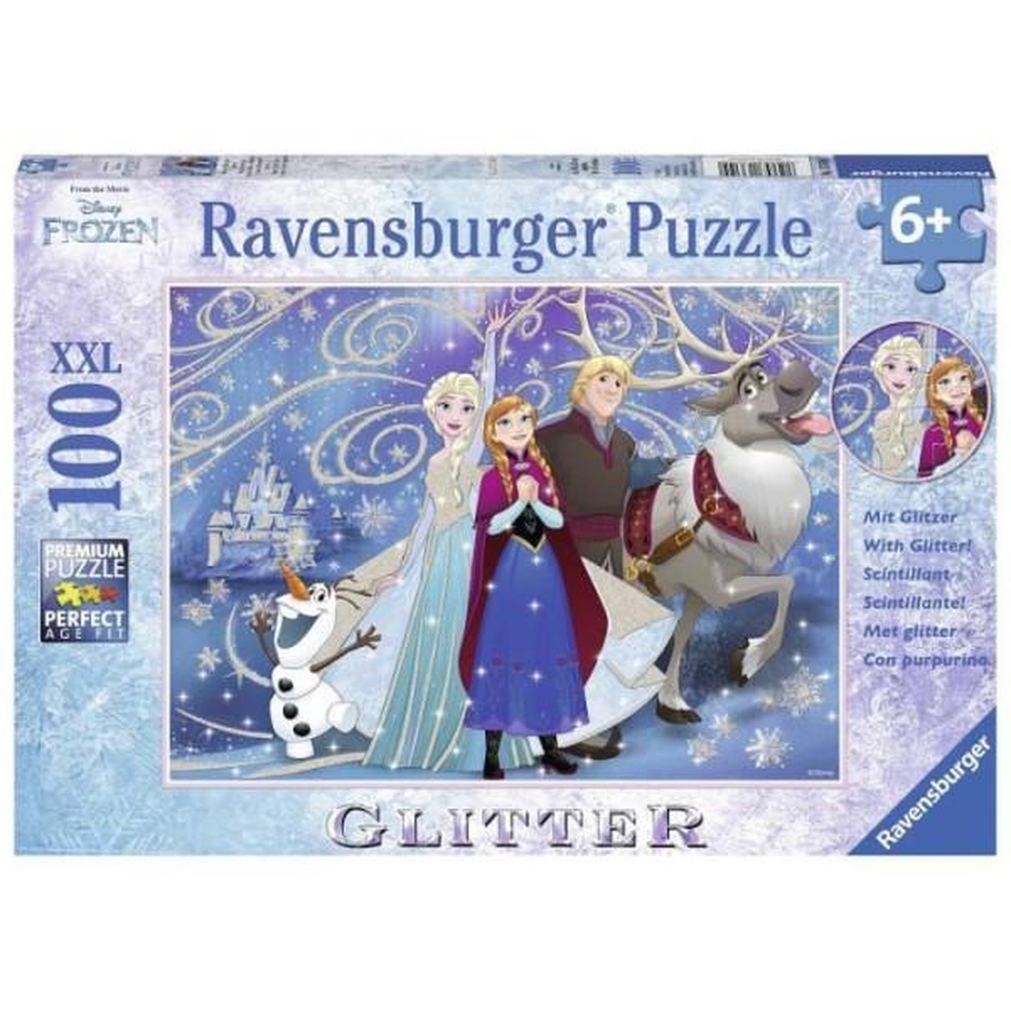 RAVENSBURGER Puzzle 300 pieces La Reine des Neiges - Pieces XXL éteincelantes - Ravensburger