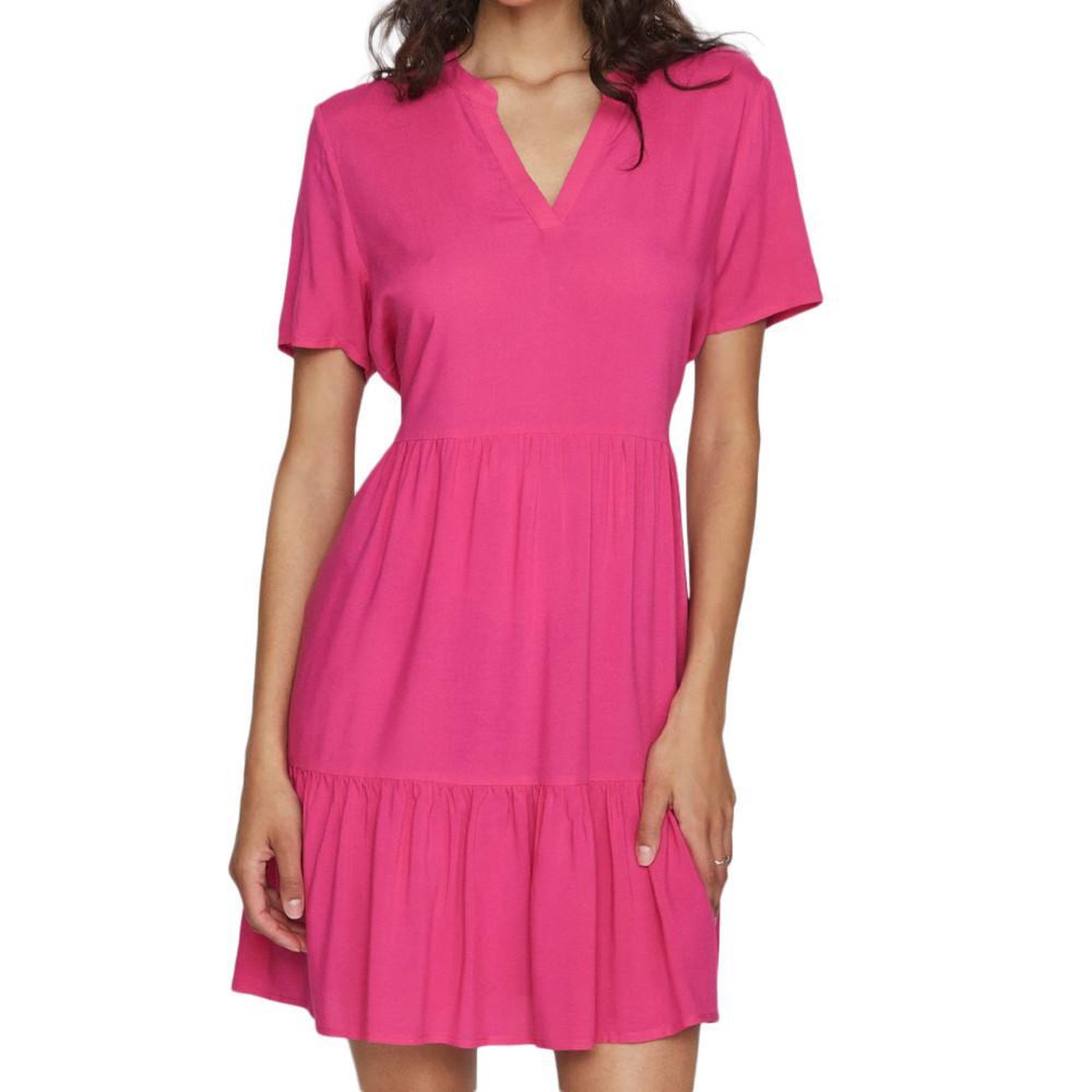 Vila Robe rose femme vila vipaya. Coloris disponibles : Rose