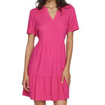 Vila Robe Rose Femme Vila Vipaya. Coloris disponibles : Rose