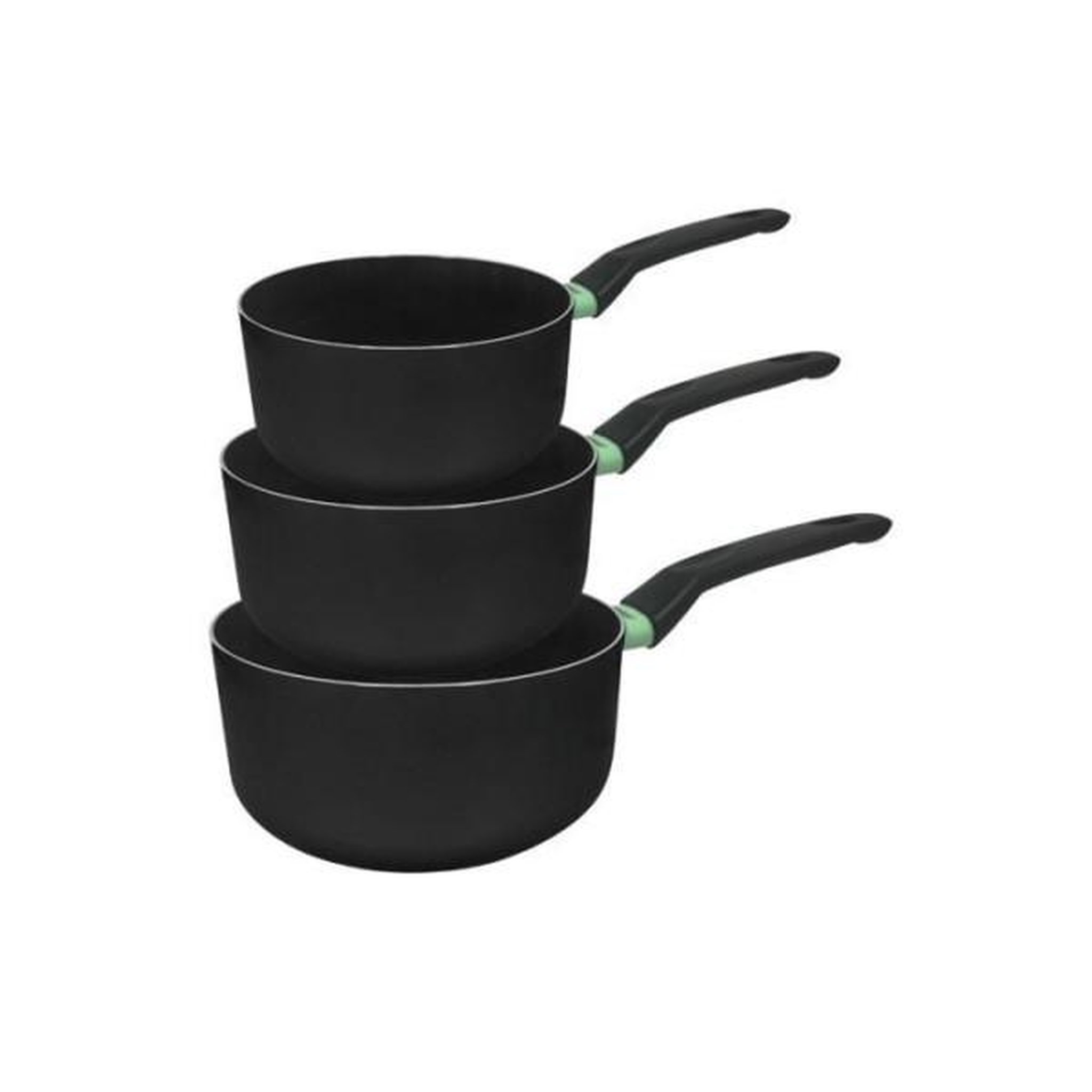 Fackelmann Set de 3 casseroles antiadhésives céramique 16, 18 et 20 cm Fackelmann Brandao