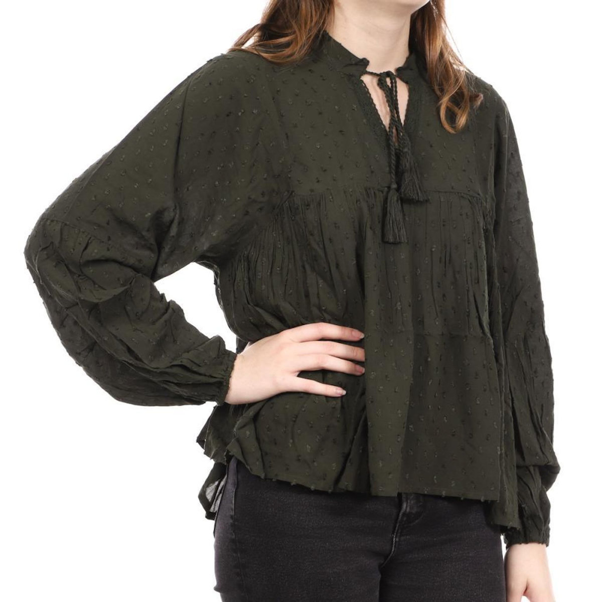 Only Blouse Kaki Femme Only Lisa