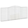 Voir la diapositive 3 : VIDAXL Paniers a gabions arques 6 pcs 400x30x160/180 cm Fer galvanise