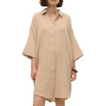 Vero Moda Robe Chemise  Femme Vero Moda Natali. Coloris disponibles : Beige