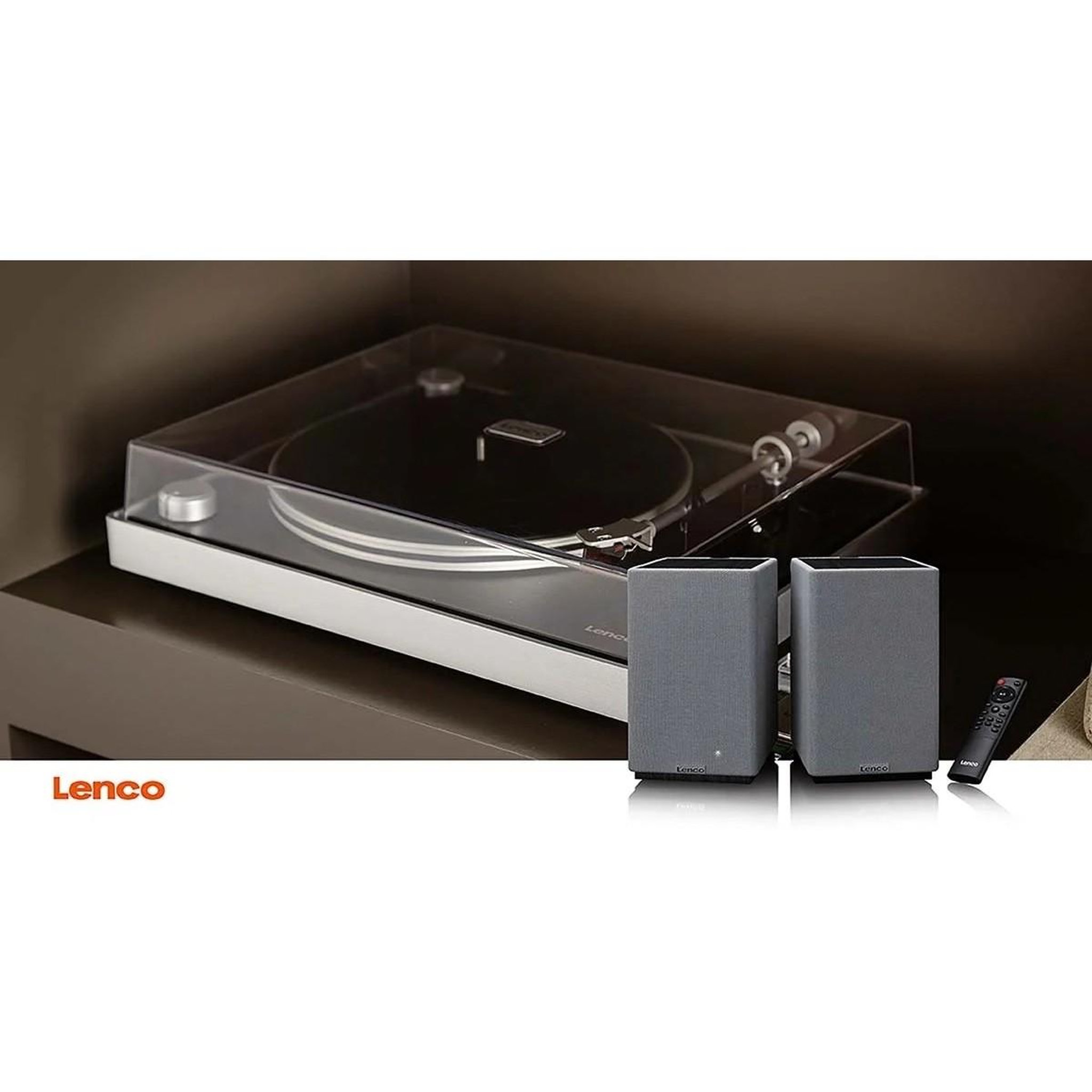 Voir la diapositive 4 : Lenco Lenco SPB-240BKGY Paire d'Enceintes Stéréo Hi-Fi Bluetooth 5.3 - 2x40W RMS - Amplificateur Classe D - DSP - RCA - Optique - USB - Télécommande - Gris/Noir