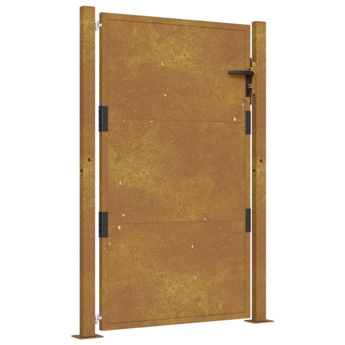 VIDAXL Portail de jardin 105x155 cm acier corten