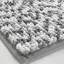 Voir la diapositive 3 : Paris Prix Tapis de Bain  Friza  45x75cm Blanc & Gris
