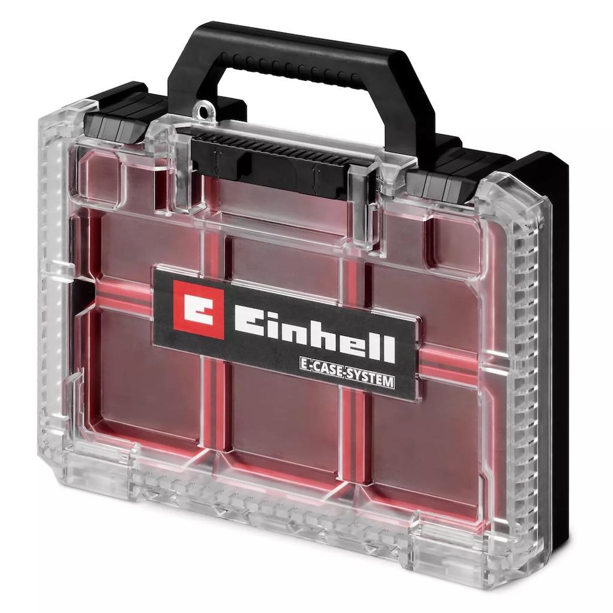 Einhell Boîte de rangement e-case half-size - organiseur à compartiments - charge 12,5 kg