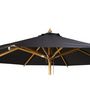Voir la diapositive 4 : Paris Prix Parasol Design en Bois  Naxos  300cm Noir