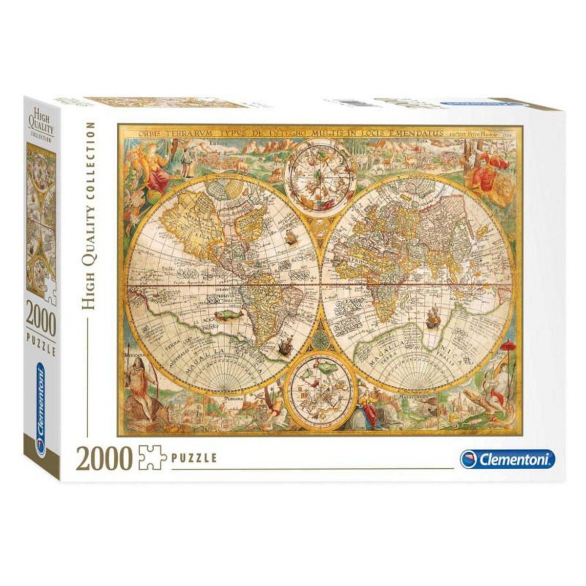 CLEMENTONI Clementoni Puzzle carte du monde antique 2000 pièces