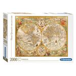 CLEMENTONI Clementoni Puzzle carte du monde antique 2000 pièces
