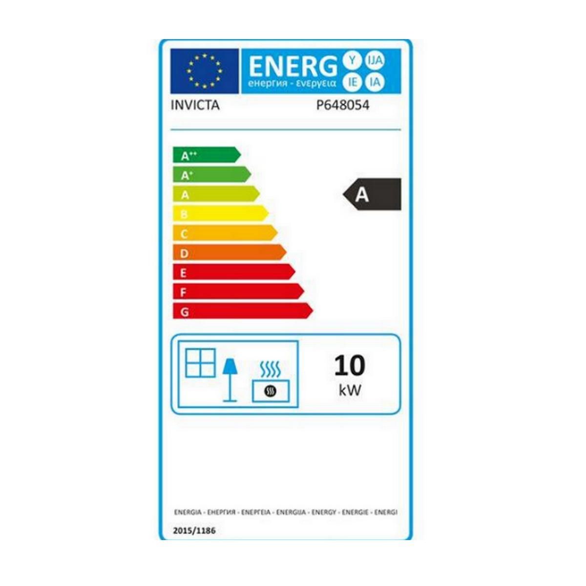 Invicta Poêle à bois fonte 10kw - P648054