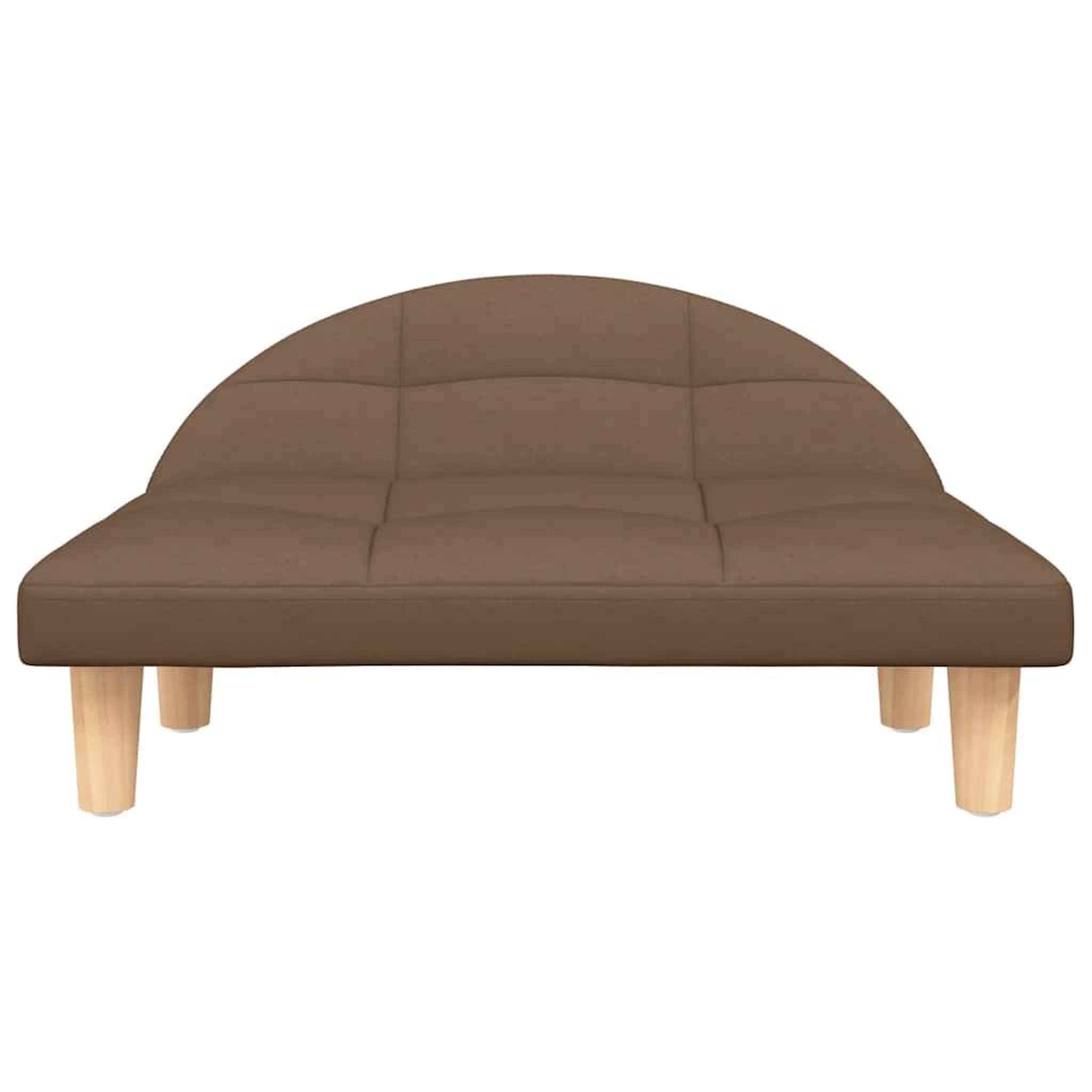 Voir la diapositive 3 : VIDAXL Lit pour chien marron 70x52x30 cm tissu