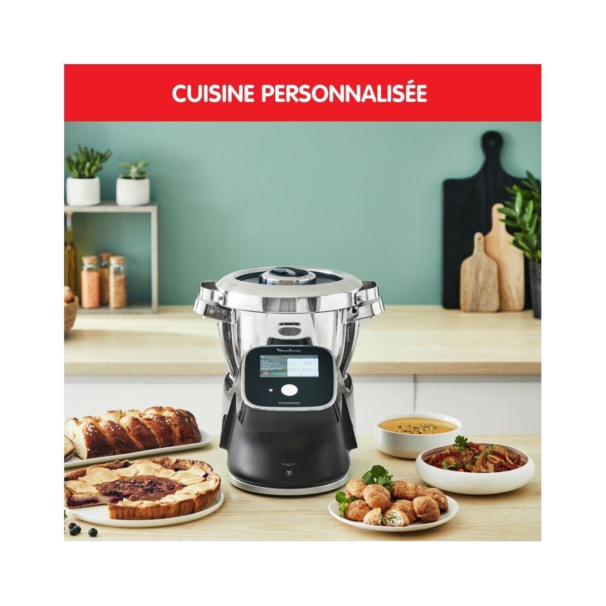 MOULINEX Robot cuiseur I Companion Touch Pro XL Noir HF93D810