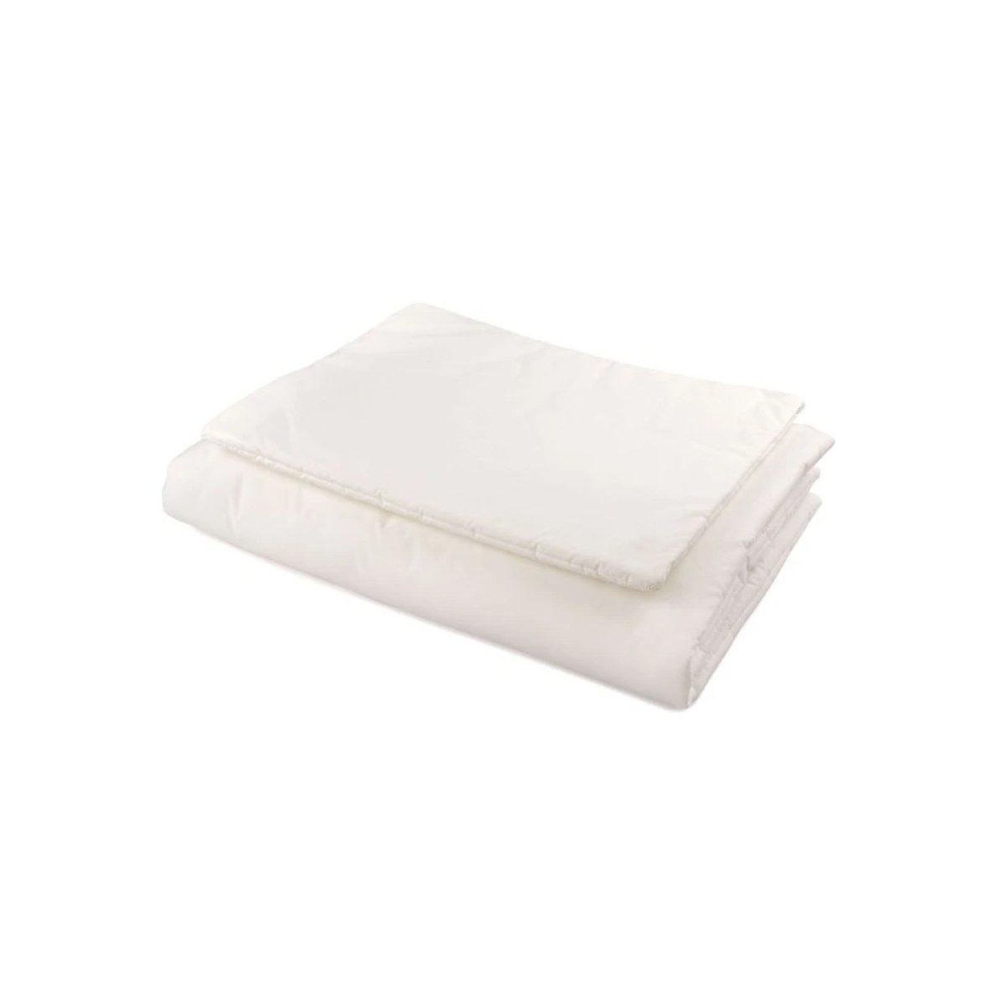 Voir la diapositive 4 : WALDIN Parure de lit bébé couette et oreiller 120 × 90 cm - taille L - écru uni