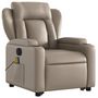Voir la diapositive 4 : VIDAXL Fauteuil inclinable de massage electrique cappuccino similicuir