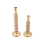 Voir la diapositive 2 : Paris Prix Lot de 2 Chandeliers  Shuttle  33cm Rose & Or