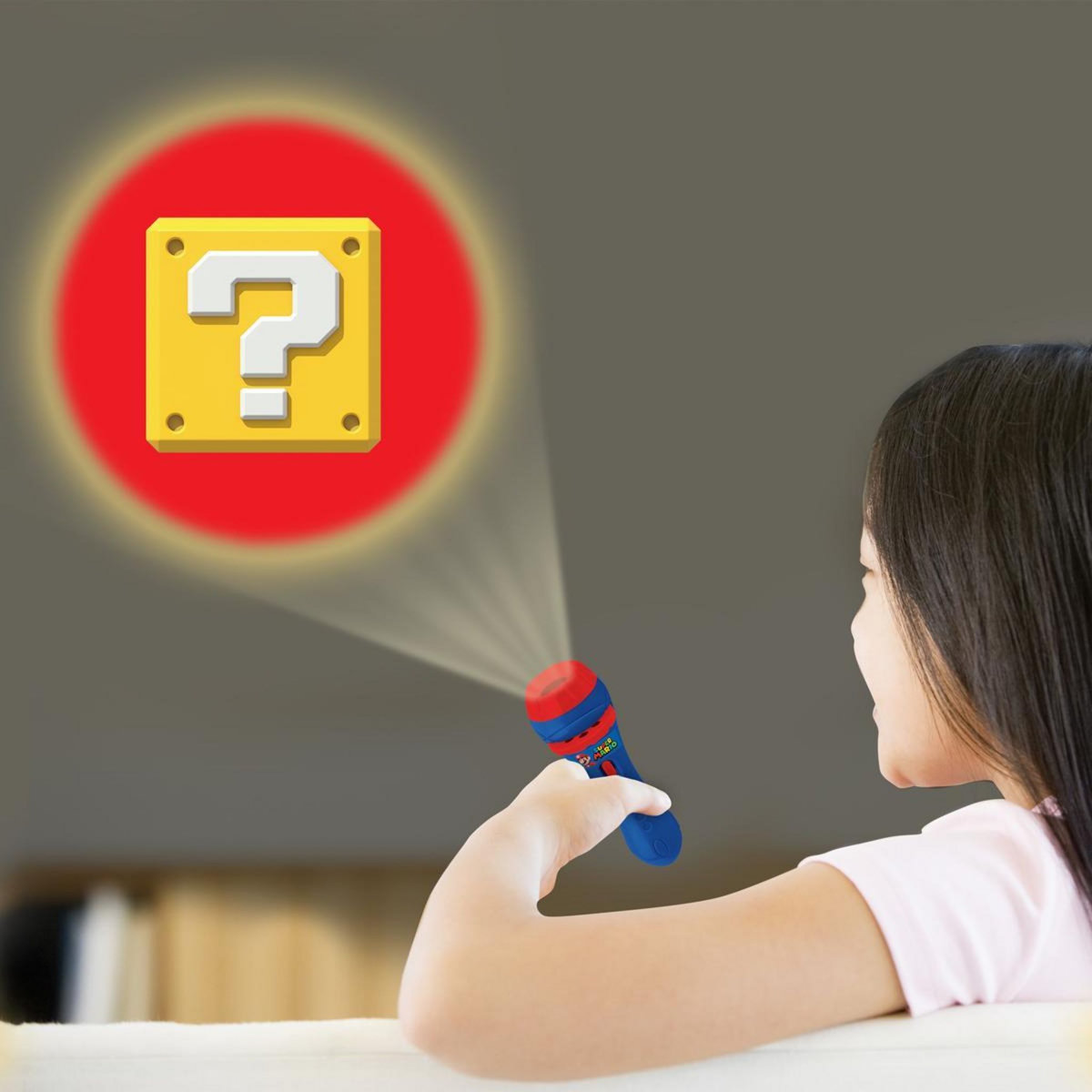 Lexibook Projecteur à histoires et lampe torche Super Mario