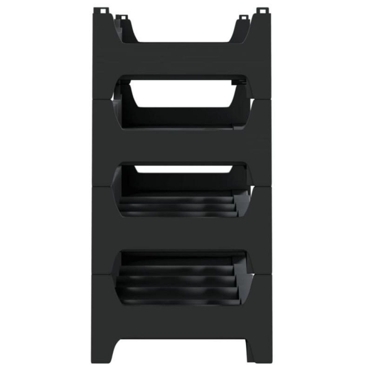 VIDAXL Casier à vin pour 24 bouteilles PP empilable