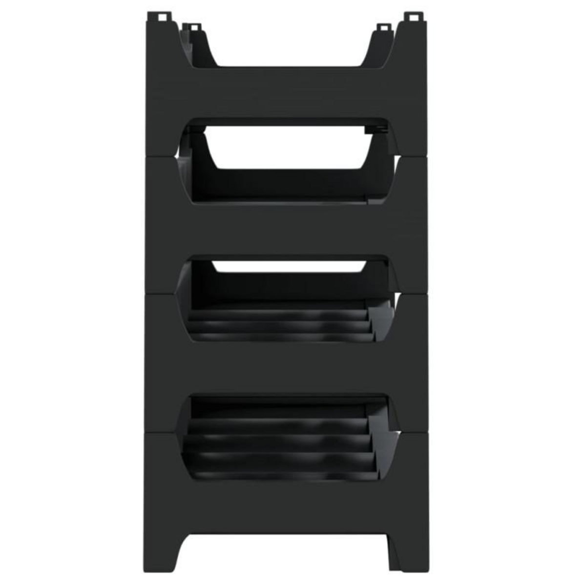 VIDAXL Casier à vin pour 24 bouteilles PP empilable