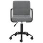 Voir la diapositive 3 : VIDAXL Chaises pivotantes a manger lot de 4 gris fonce velours