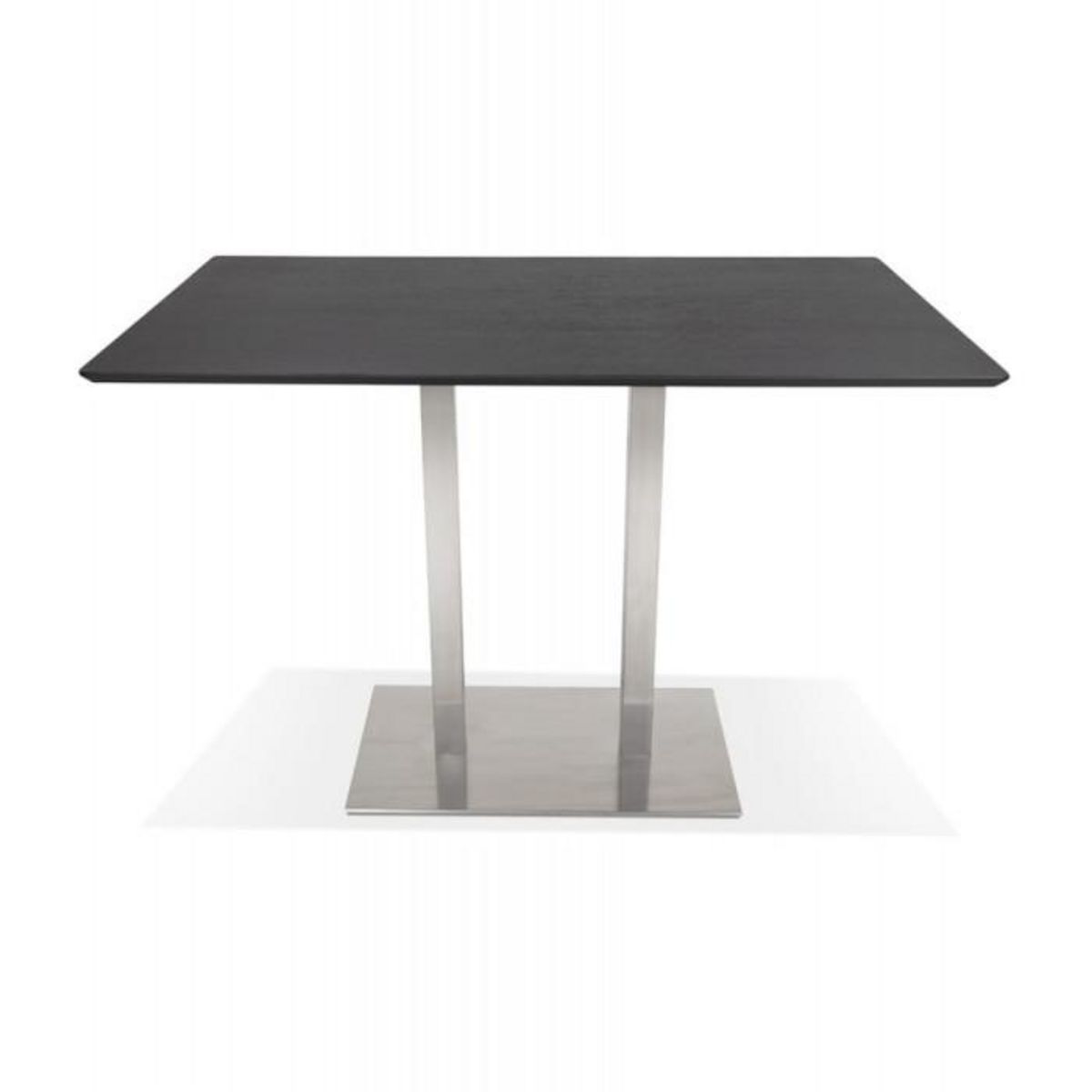 Paris Prix Table Haute Mange-Debout   Pansy  180cm Noir & Argent