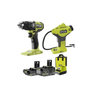 Voir la diapositive 1 : Ryobi Perceuse-visseuse à percussion RYOBI 18V One+ Brushless - Batteries 2,0 et 4,0Ah - Chargeur - Compr