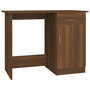 Voir la diapositive 2 : VIDAXL Bureau Chene marron 100x50x76 cm Bois d'ingenierie