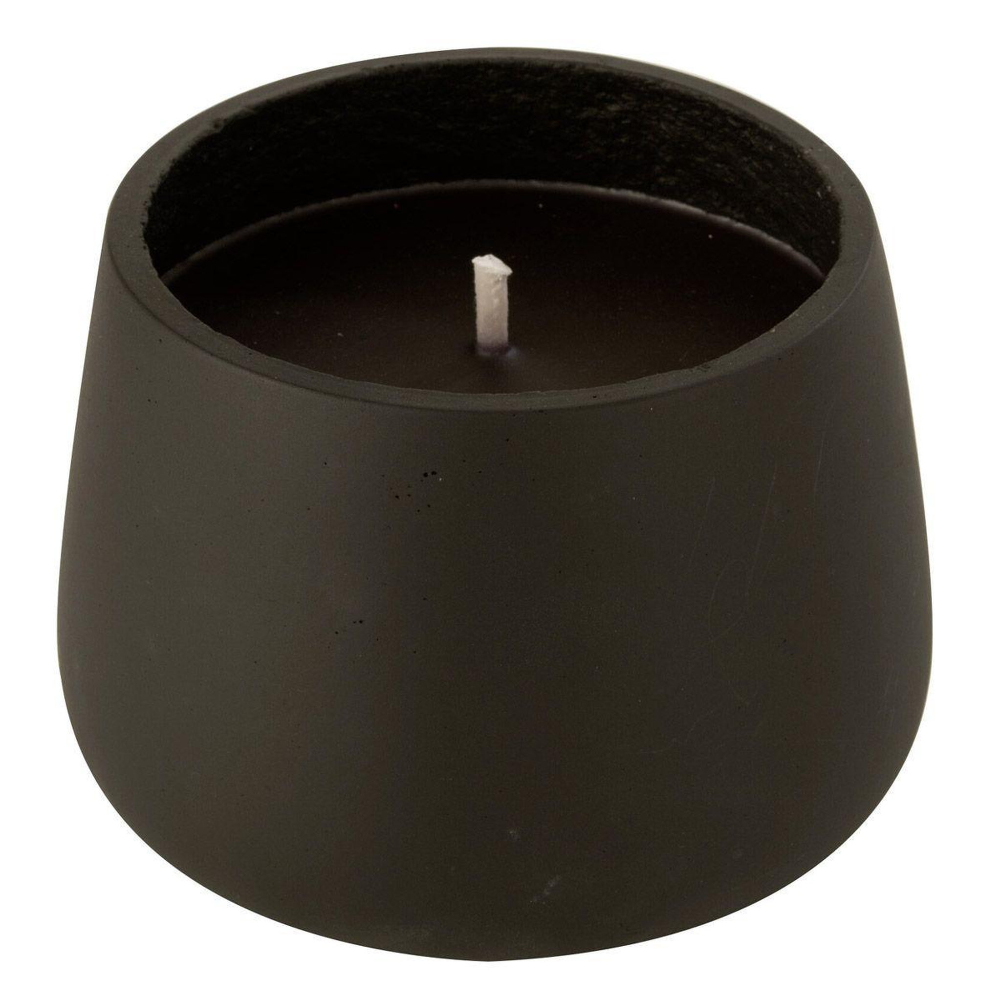 J-LINE Bougie extérieure ciment  brittney  13cm noir