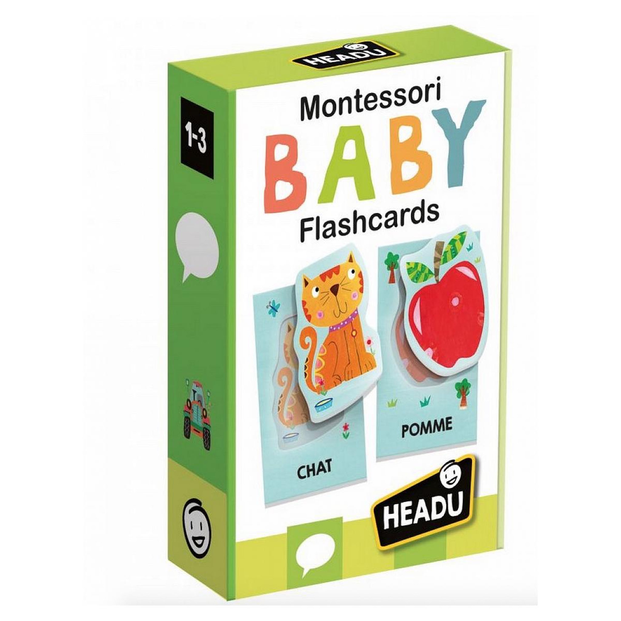 HEADU Baby Flashcards Montessori