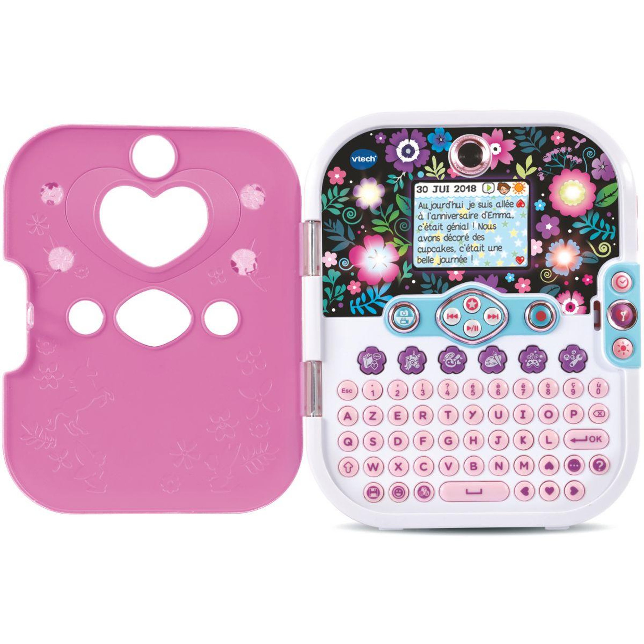 Voir la diapositive 2 : VTECH Jeu éducatif KidiSecrets Selfie Music 2.0 rose