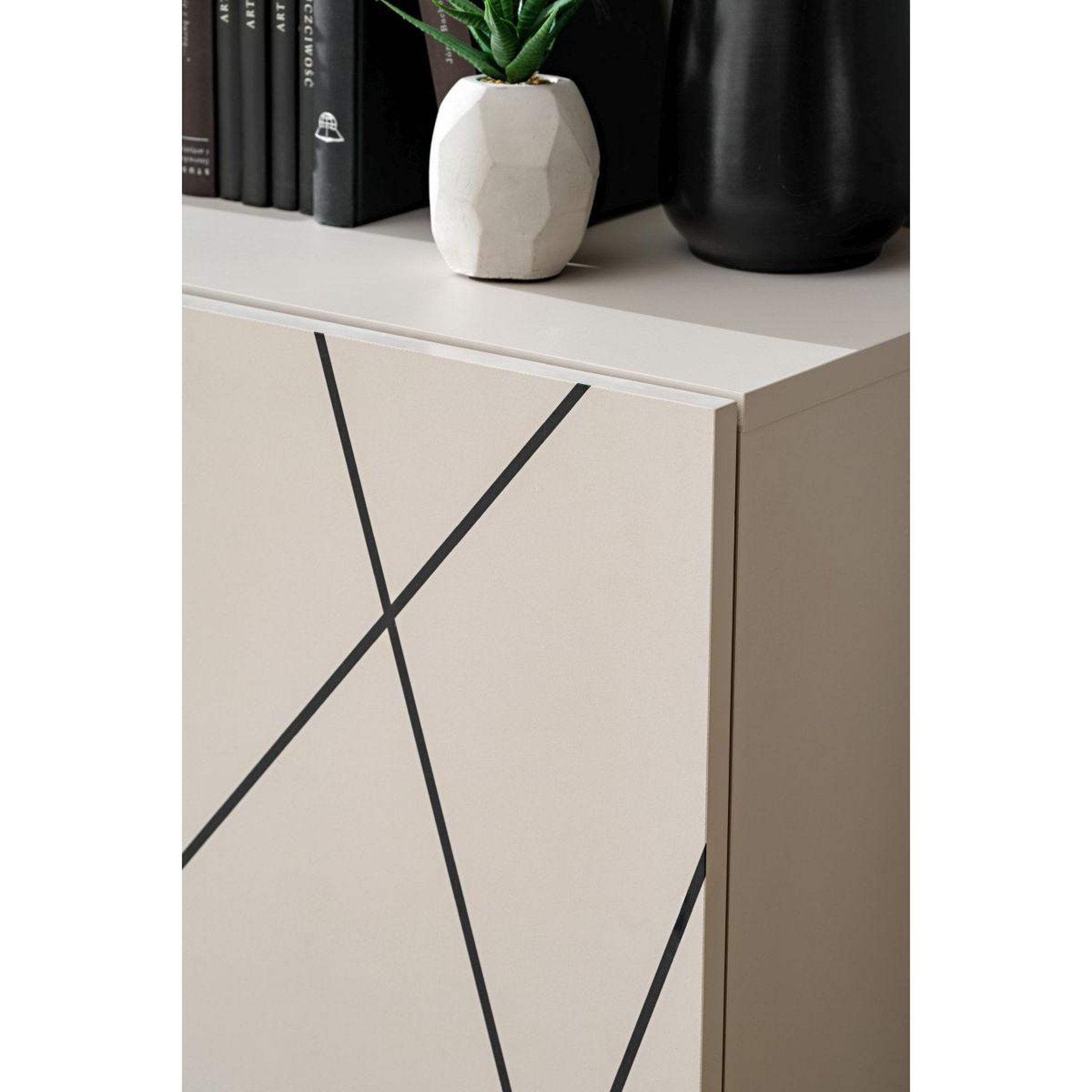 Voir la diapositive 5 : Paris Prix Ensemble meuble tv 2p  geo  180cm beige