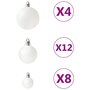 Voir la diapositive 4 : VIDAXL Ensemble de boules de Noël 100 pcs Blanc
