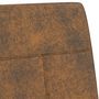 Voir la diapositive 5 : VIDAXL Chaise cantilever Marron Tissu