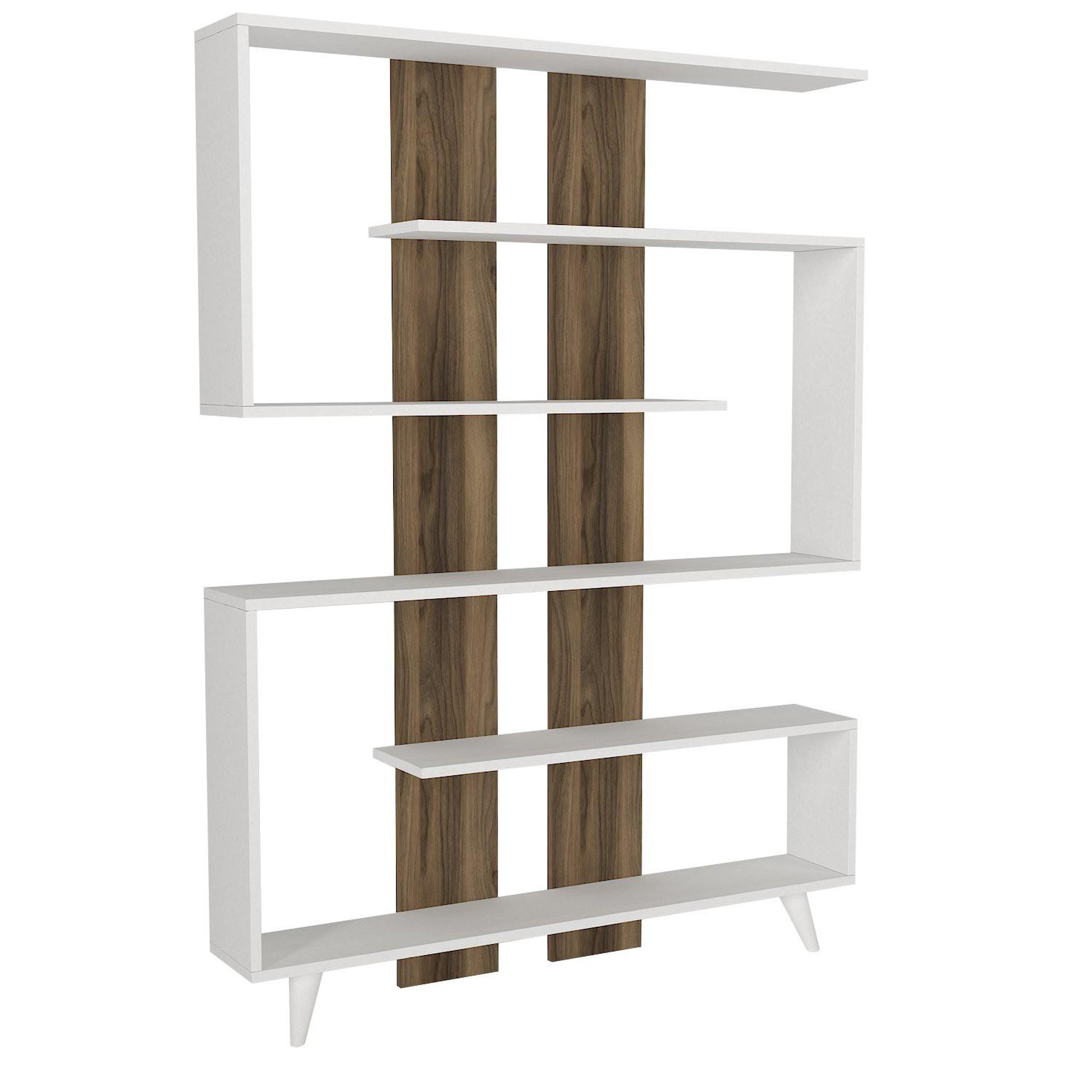 Habitat et Jardin Bibliothèque en bois  rain  - 120 x 20 x 162 cm - marron