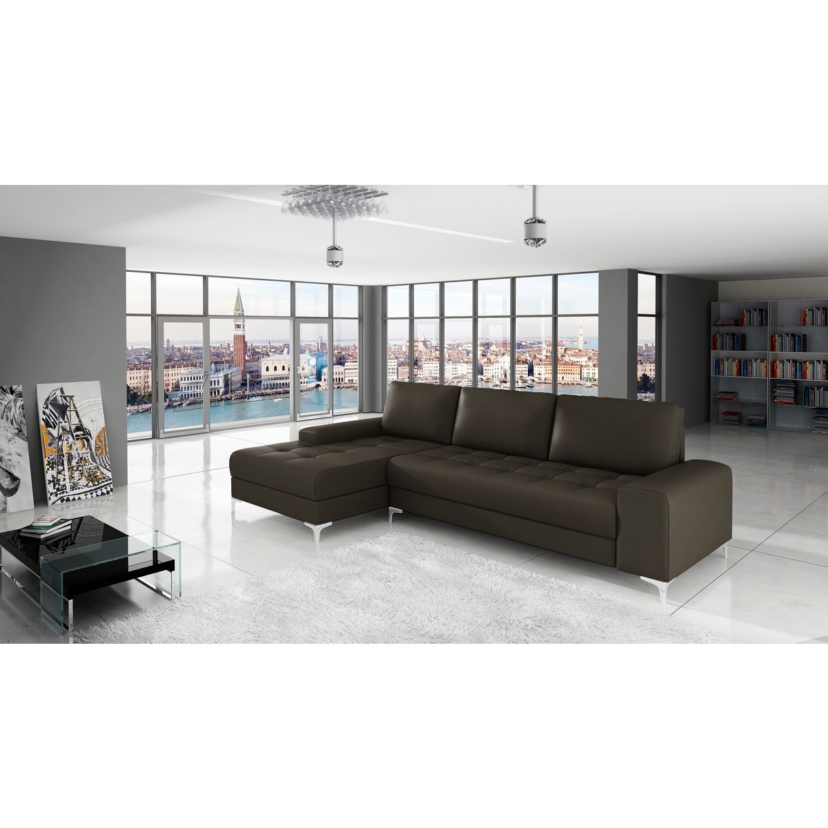 Canapé d'angle gauche LAUSANNE