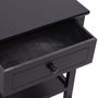 Voir la diapositive 5 : VIDAXL Table de chevet Bois Noir