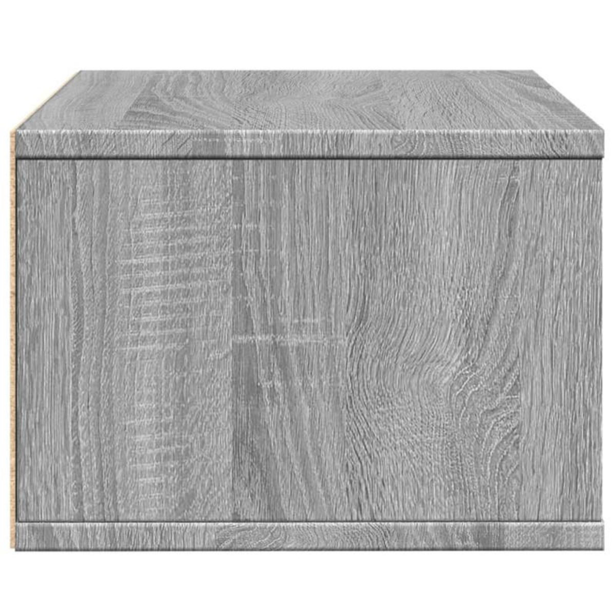 VIDAXL Support d imprimante sonoma gris 40x32x22,5cm bois d ingénierie