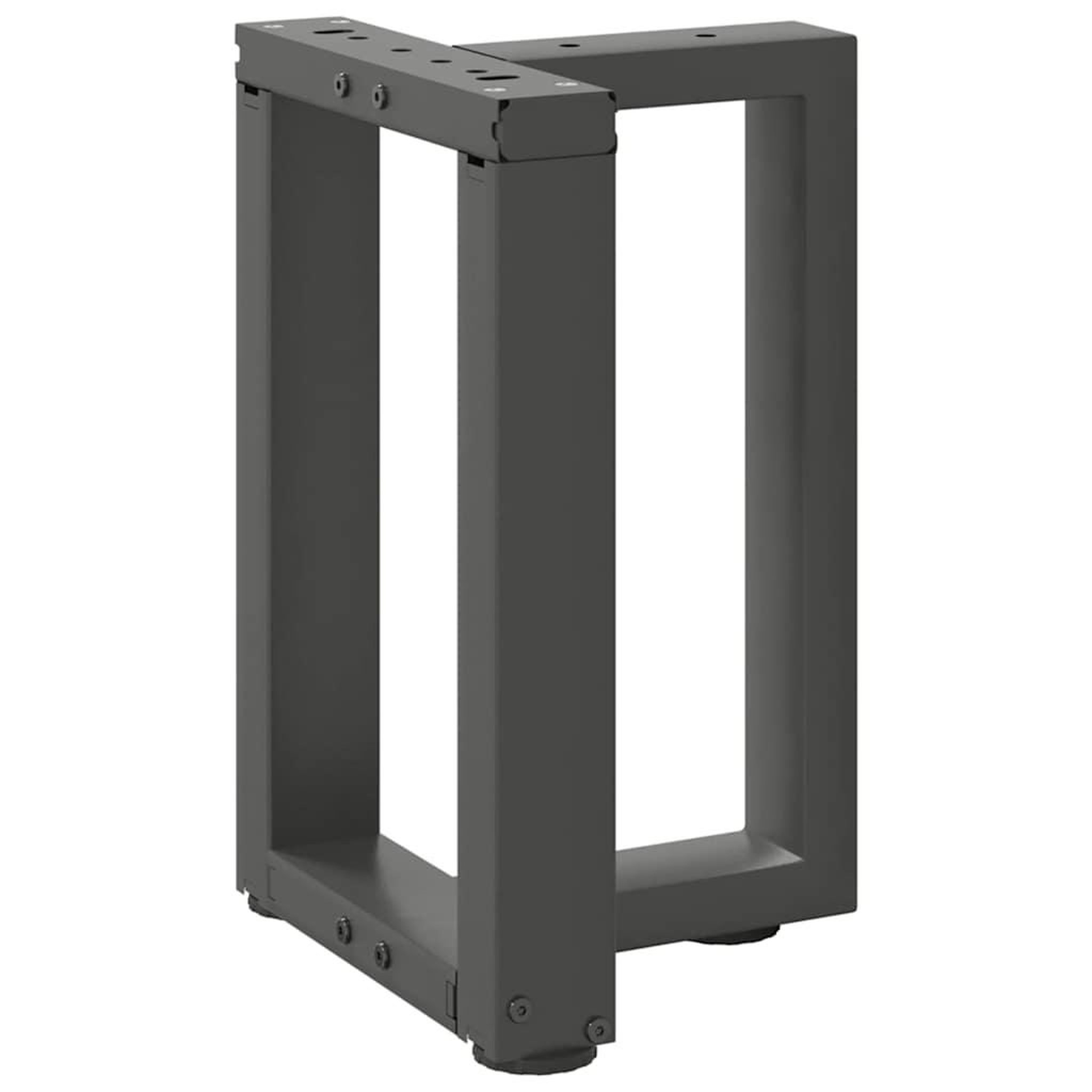 Voir la diapositive 4 : VIDAXL Pieds de table basse forme de T 2pcs anthracite 38x25x(42-43)cm