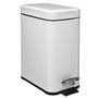 Voir la diapositive 1 : FIVE Poubelle de Salle de Bain  Rectangle  5L Blanc