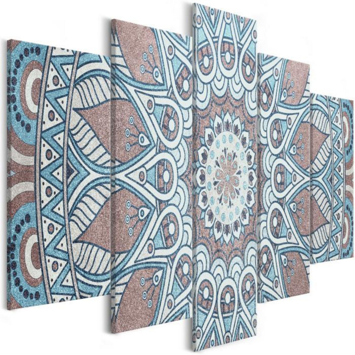 Paris Prix Tableau Imprimé 5 Panneaux  Oriental Circle Wide