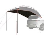 VIDAXL Tente de voiture gris et orange impermeable