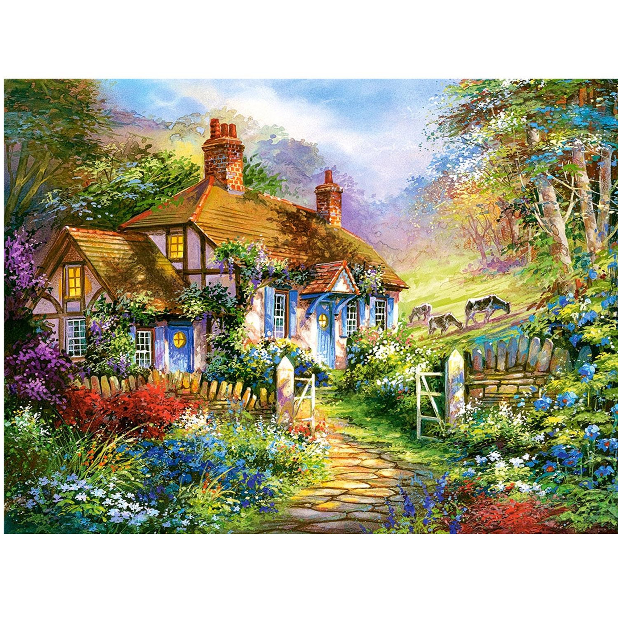 Castorland Puzzle 3000 pièces : cottage forestier